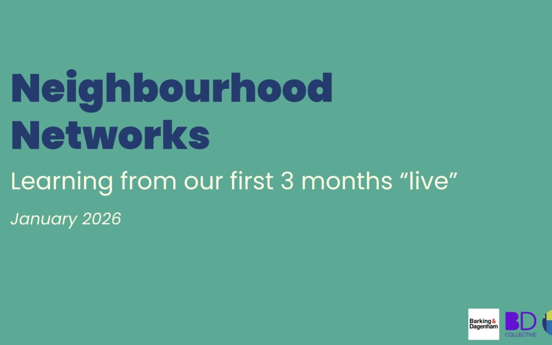 Neighbourhood Networks: Learning from the first three months